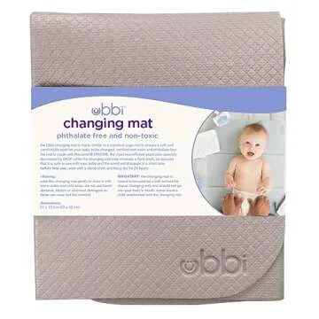 Ubbi Portable Diaper Changing Mat for Newborns and Toddlers