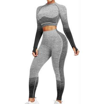 High Waist Yoga Outfit for Women - JOYMODE Set