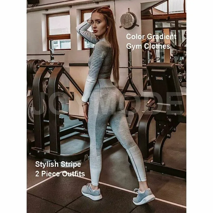 High Waist Yoga Outfit for Women - JOYMODE Set