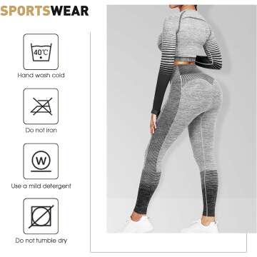 High Waist Yoga Outfit for Women - JOYMODE Set