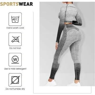 High Waist Yoga Outfit for Women - JOYMODE Set