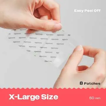 AVARELLE Acne Patches XL, FSA HSA Acne Patch Large | Pimple Patches for Face Cheek & Nose (8 Count) | Large Hydrocolloid Acne Treatment with Tea Tree, Calendula, & Cica by ZITOUT™