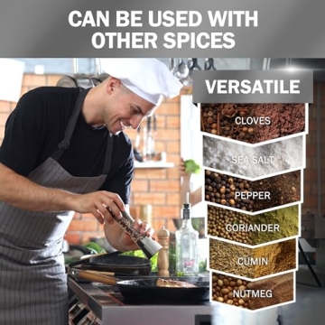 Adjustable Home EC Salt and Pepper Grinder Set