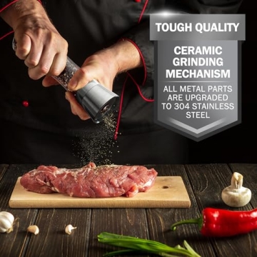 Adjustable Home EC Salt and Pepper Grinder Set