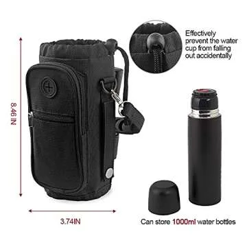 Tactical Vehicle Seat Back Organizer with MOLLE Pouches