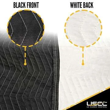 Heavy Duty 80x72 Inch Machine Washable Moving Blanket