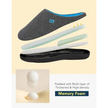 VeraCosy Men’s Memory Foam Slippers for Ultimate Comfort