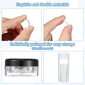 Honoson 100 Pieces Ingrown Toenail Corrector Kit with Nail Clipper, Nail File, Toe Separator for Women Men Feet Care