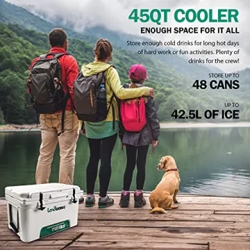 Landworks 45QT Ice Cooler with 5-Day Ice Retention