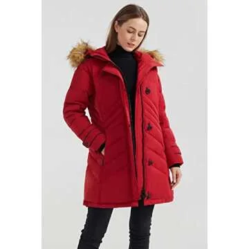 Orolay Hooded Slim Puffer Jacket for Women - Stylish Winter Wear