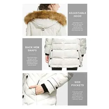 Orolay Hooded Slim Puffer Jacket for Women - Stylish Winter Wear