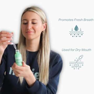 Mintier Natural Breath Serum - Breath drops made with real peppermint and spearmint. No sugar or alc...