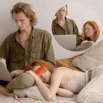 Luxury Silk Sleep Mask with Elastic Strap for All