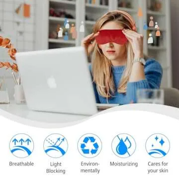 Luxury Silk Sleep Mask with Elastic Strap for All