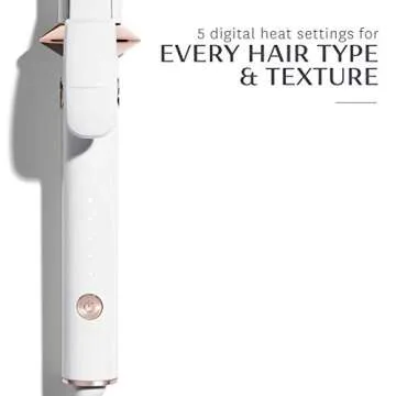 T3 Micro T3 Twirl Ceramic – 1 ¼” Professional Curling Iron - CeraGlossTM Ceramic Clip Barrel - 5 Digital Adjustable Heat Settings, 1 ct.