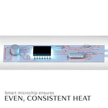 T3 Micro T3 Twirl Ceramic – 1 ¼” Professional Curling Iron - CeraGlossTM Ceramic Clip Barrel - 5 Digital Adjustable Heat Settings, 1 ct.