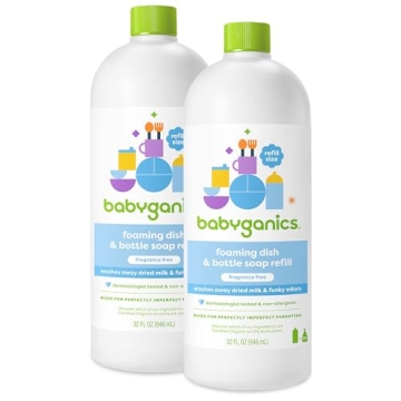 Babyganics Foaming Dish & Bottle Soap - Fragrance Free