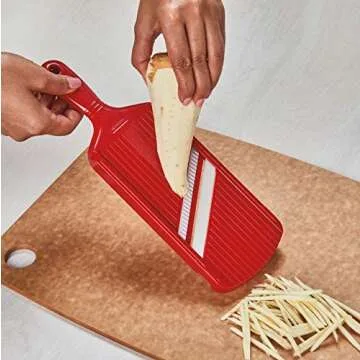 Kyocera Advanced Ceramic Wide Julienne Slicer, Red
