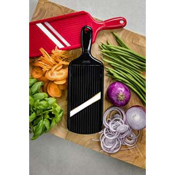 Kyocera Advanced Ceramic Wide Julienne Slicer, Red