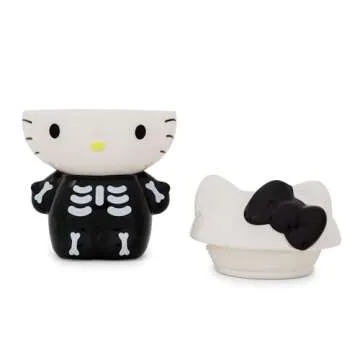 Hello Kitty Skeleton Ceramic Snack Jar for Fun Storage
