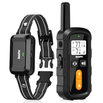Dog Training Collar - Dog Shock Collar with Remote 1600FT, Waterproof Collar, 3 Training Modes and 4...