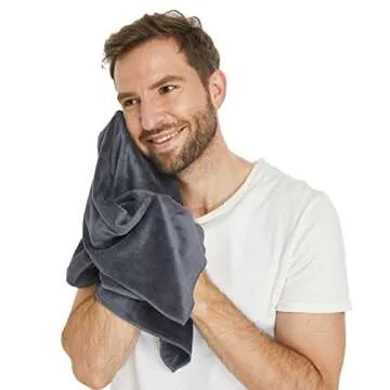 HOPESHIN Gyms Yoga Towels Sweat Fitness Exercise Microfiber Workout Towels Absorbent Gym Towels for Men & Women Sports Towels Soft Fast Drying 3 Pack, 16inchX32inch