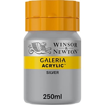 Winsor & Newton Galeria Acrylic Colour 250ml Metallic Silver for Creative Artisans