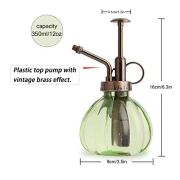 Yeeco Green Plant Mister Stylish Glass Spray Bottle 12oz