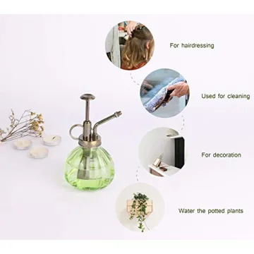 Yeeco Green Plant Mister Stylish Glass Spray Bottle 12oz