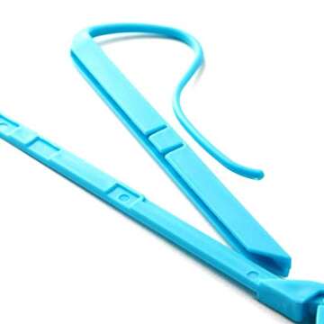 Adjustable Hands Free Reading Bracket Book Pages Holder for Reading Portable Book Stand Support Clamp Foldable Relaxed Book Support Clip for Office Outdoor & Outside Reading Stand (Blue)