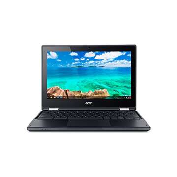Acer Chromebook R 11 Convertible Laptop, Celeron N3060, 11.6" HD Touch, 4GB DDR3L, 32GB eMMC, C738T-...