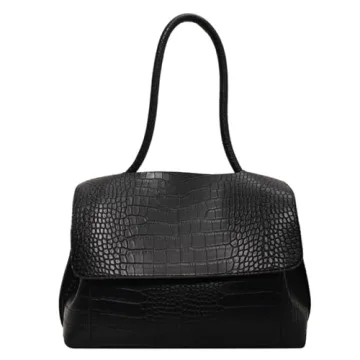 Generic Ladies Soft Faux Leather Tote Shoulder Bag - Large Capacity & Waterproof