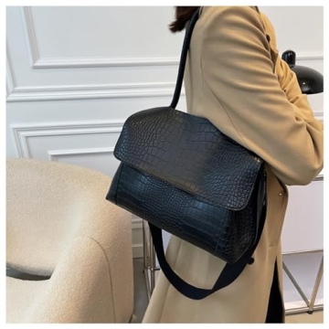 Stylish Ladies Faux Leather Tote Bag with Large Capacity