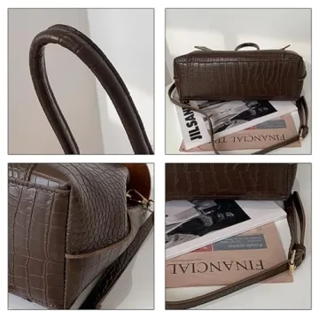 Stylish Ladies Faux Leather Tote Bag with Large Capacity