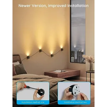 Smart RGBICWW Wall Sconces by Govee
