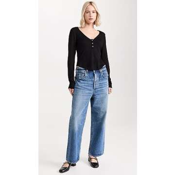 Madewell Women's The Nettie Heeled Mary Jane Heels, True Black, 8 Medium US