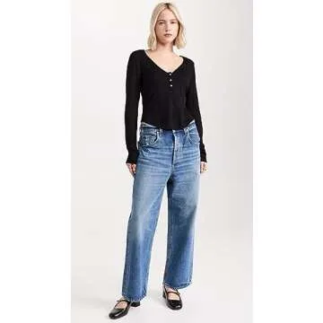 Madewell Women's The Nettie Heeled Mary Jane Heels, True Black, 8 Medium US