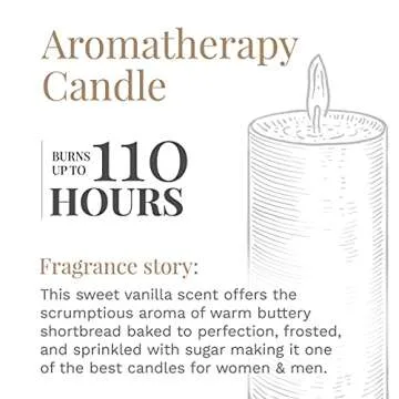 Candle-lite Aromatherapy Candle - Creamy Vanilla, 110 Hour Burn