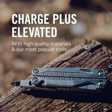 LEATHERMAN, Charge Plus TTI, 19-in-1 Premium, Versatile Multi-tool for Home, Outdoors, Auto Repairs,...