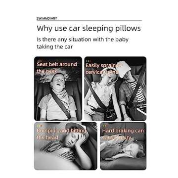 Travel Pillows for Kids Car Pillow Adults and Children H-Shaped Pillow Travel Pillow for Support The Body and Head