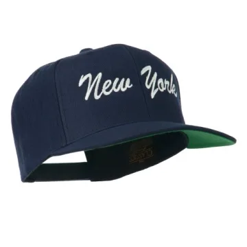 US Eastern State New York Snapback Cap - Navy Blue Unisex