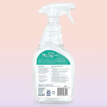 ECOS Bathroom Cleaner - Shower, Tile & Bathtub - All Purpose Cleaning Spray & Shower Cleaner - No Sc...