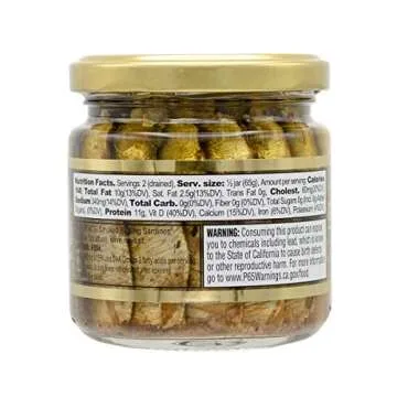 MW Polar Smoked Brisling Sardines in Olive Oil, Wild Caught & Ready to Eat, Pack of 12