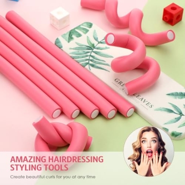 Syhood 30 Pcs Flexible Curling Rods for Beautiful Curls