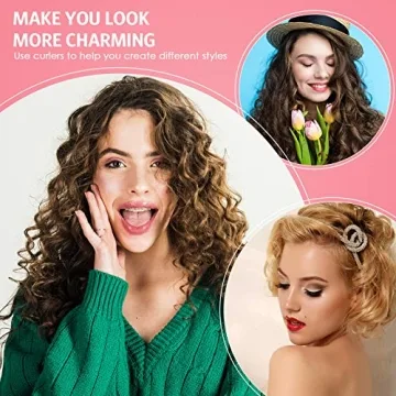 Syhood 30 Pcs Flexible Curling Rods for Beautiful Curls