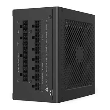 NZXT C850 - NP-C850M - 850 Watt PSU - 80+ Gold Certified - Hybrid Silent Fan Control - Fluid Dynamic...