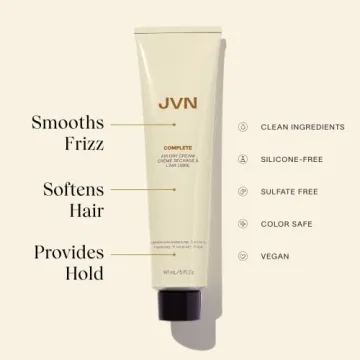 JVN No Heat Air Dry Cream for Smooth Defined Hair