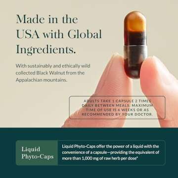 Gaia Herbs Microbiome Cleanse - with Black Walnut, Sweet Wormwood, Oregano & Peppermint - Helps Balance The GI Tract While Supporting Digestive Health - 60 Vegan Liquid Phyto-Capsules (30-Day Supply)