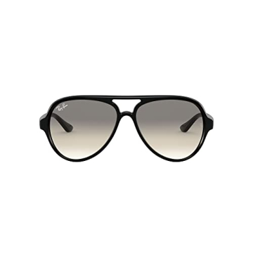 Ray-Ban Cats 5000 Aviator Sunglasses - Stylish Black/Clear Gradient
