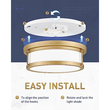 Kudos 12 Inch Flush Mount Ceiling Light Fixture